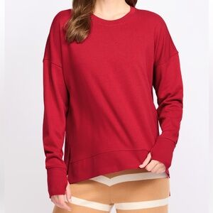 Sweaty Betty Long Sleeve Cotton Blend Top